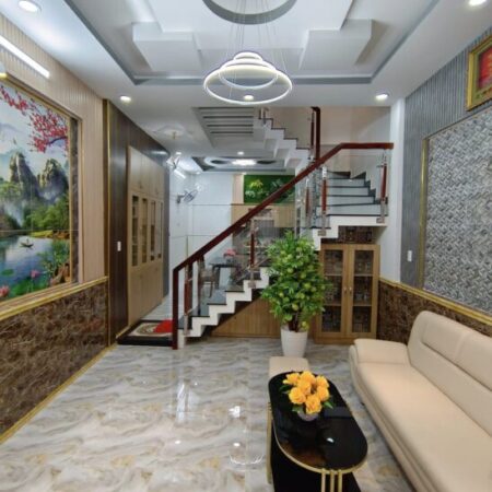 Nhà LÊ TRỰC, bán gấp giá 4.9 tỷ, btct, 4 lầu có nội thất