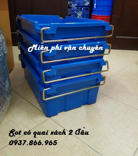 Thùng đặc có quai sắt nhựa nguyên sinh, thùng đặc, hộp nhựa, khay a2, khay đựng dụng cụ