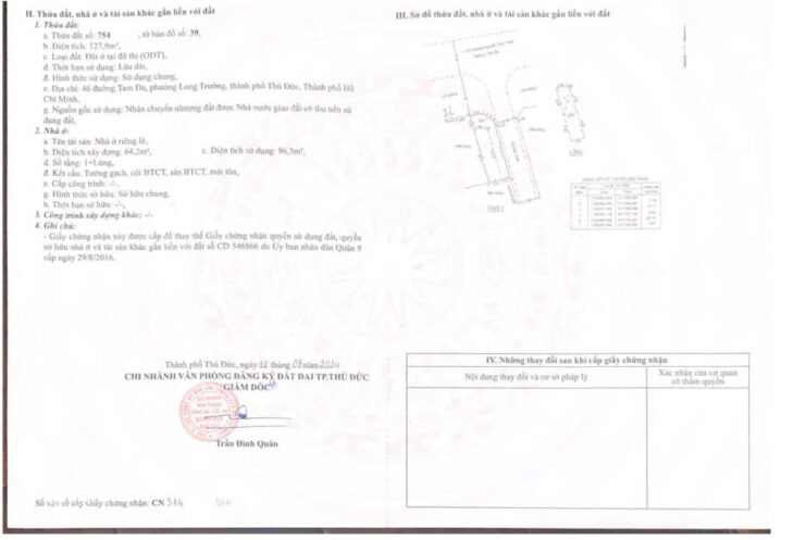 Bán Đất Full Thổ Cư Đẹp mặt tiền đường Tam Đa, Phường Long Trường (Quận 9 cũ)