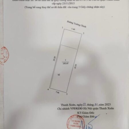 ĐẤT VÀNG MẶT PHỐ – MẶT TIỀN QUYỀN LỰC – THÔNG SỐ ĐẸP- 3 MẶT THOÁNG – PHÁP LÝ 1 CHỦ MUA BÁN NGAY