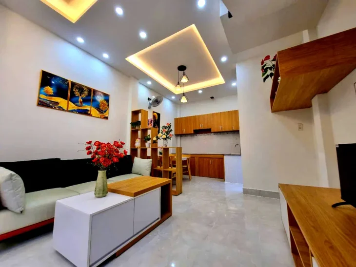 Bán nhà Hẻm Quang Trung- Gò Vâp – 42m2, 3 tầng , nở hậu đẹp , Giá 4.x tỷ – Tặng full nội thất.