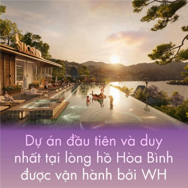 Sở hữu biệt thự mặt hồ Hòa Bình giá chỉ 4-6 tỷ full nội thất. Nhận ngay 3 năm tiền cho thuê