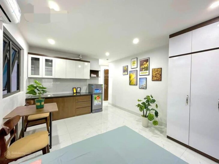 Bán tòa nhà phố An Dương Vương Tây Hồ 23 tỷ DT 120m2 MT 7.5m 8 tầng thang máy 32p khép kín full nội