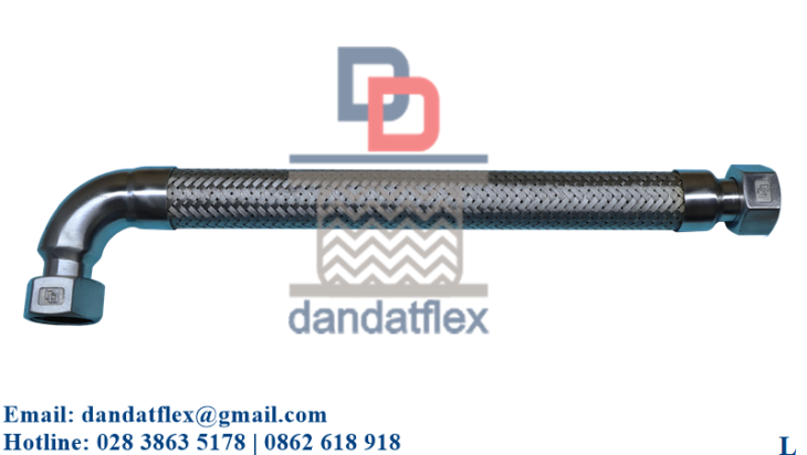 Flexible Hose, Khớp nối mềm ren công nghiệp, Ống nối mềm inox chịu nhiệt, khopnoimeminox