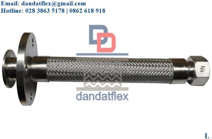 Flexible Hose, Khớp nối mềm ren công nghiệp, Ống nối mềm inox chịu nhiệt, khopnoimeminox