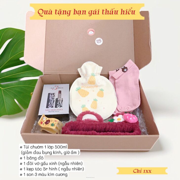 Quà tặng thấu hiểu bạn nữ giúp xoa dịu cơn đau bụng kinh