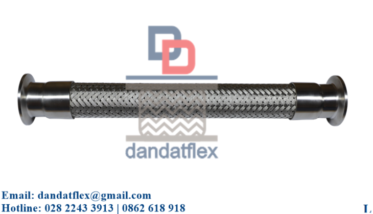 Flexible Hose, Khớp nối mềm ren công nghiệp, Ống nối mềm inox chịu nhiệt, khopnoimeminox