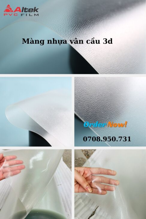 màng nhựa pvc trong dẻo vân hình cầu tại hải phòng