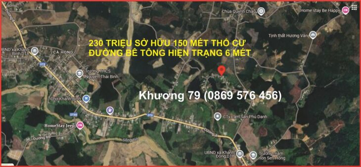 CHỈ 230 TRIỆU CÓ NGAY 150 MÉT ĐẤT Ở TẠI TỈNH KHÁNH HOÀ