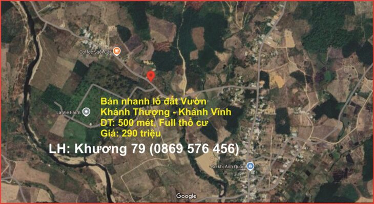 Với 290 triệu quý anh chị sở hữu tới 500 mét đất thổ cư tại khánh hoà