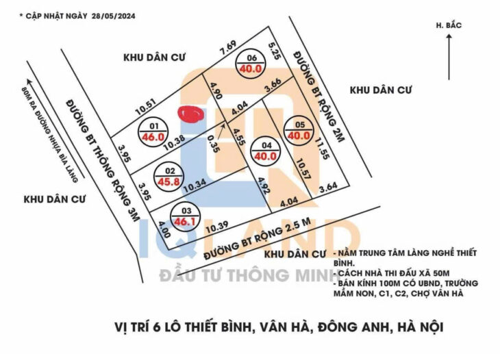 Siêu Rẻ – Cơ Hội Vàng Sở Hữu Đất 45.8m² Thiết Bình Ngõ Thông Ô tô chỉ nhỉnh 2 tỷ