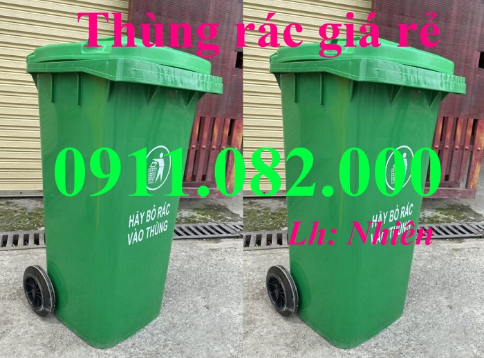 Giá rẻ thùng rác nhựa 120l 240l- tư vấn báo giá thùng rác rẻ nhất miền tây-lh 0911082000