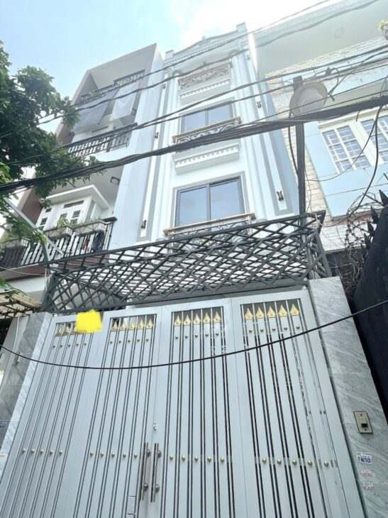 BÁN nhà TRÀN BÌNH TRỌNG – 4m x 16m – 4 tầng hẻm ô tô