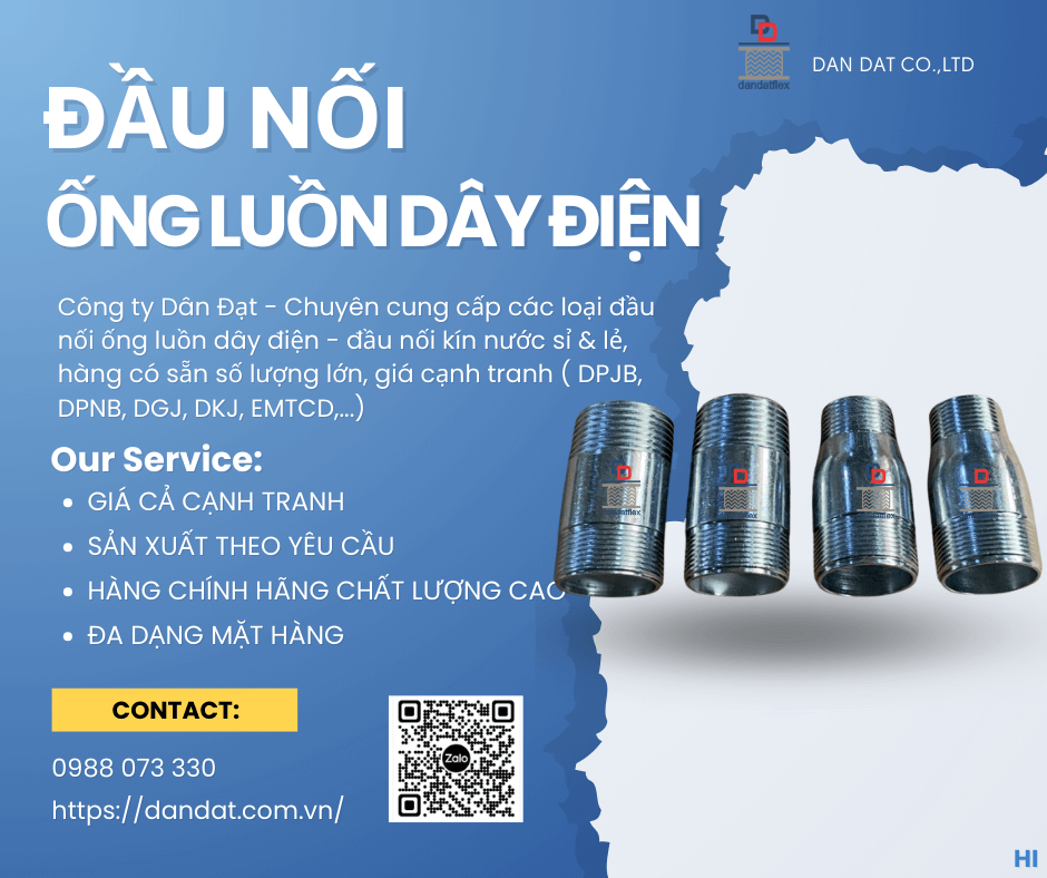 Đầu nối ống luồn dây điện, Phụ kiện ống luồn dây điện, Ống luồn dây điện bọc nhựa bọc lưới inox