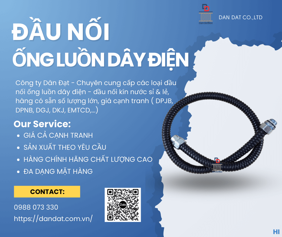 Đầu nối ống luồn dây điện, Phụ kiện ống luồn dây điện, Ống luồn dây điện bọc nhựa bọc lưới inox