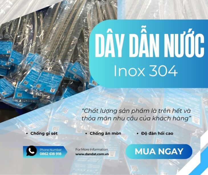 Lợi Ích Của Việc Sử Dụng Dây Dẫn Nước Inox 304 Trong Hệ Thống Cấp Nước