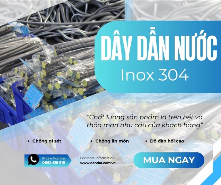 Lợi Ích Của Việc Sử Dụng Dây Dẫn Nước Inox 304 Trong Hệ Thống Cấp Nước