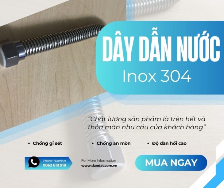 Lợi Ích Của Việc Sử Dụng Dây Dẫn Nước Inox 304 Trong Hệ Thống Cấp Nước