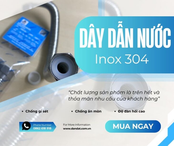 Lợi Ích Của Việc Sử Dụng Dây Dẫn Nước Inox 304 Trong Hệ Thống Cấp Nước