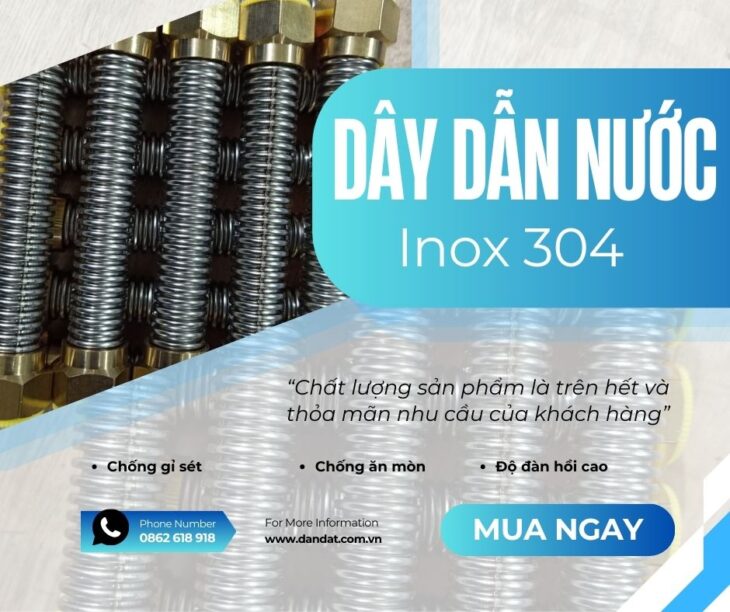 Lợi Ích Của Việc Sử Dụng Dây Dẫn Nước Inox 304 Trong Hệ Thống Cấp Nước