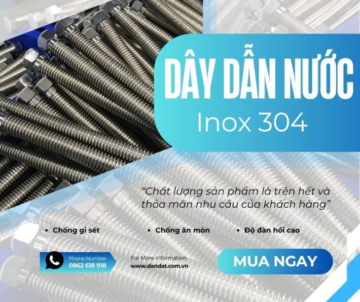 Lợi Ích Của Việc Sử Dụng Dây Dẫn Nước Inox 304 Trong Hệ Thống Cấp Nước