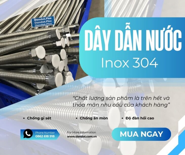 Lợi Ích Của Việc Sử Dụng Dây Dẫn Nước Inox 304 Trong Hệ Thống Cấp Nước