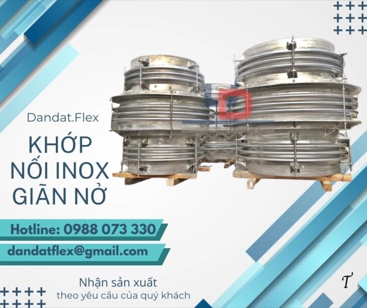 Khớp nối mềm kim loại, khớp nối kim loại nối ren, khớp nối mềm inox chống rung, khớp nối mềm inox