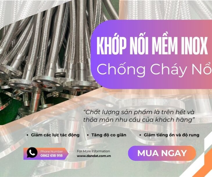 Khớp Nối Mềm (Khop Noi Mem)-Sự Lựa Chọn Thông Minh Cho Hệ Thống Dẫn Dầu, Nước