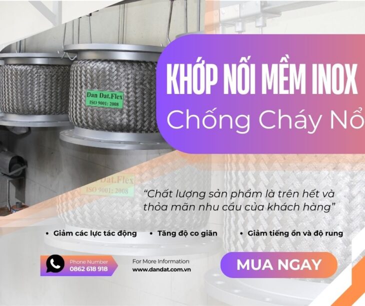 Khớp Nối Mềm (Khop Noi Mem)-Sự Lựa Chọn Thông Minh Cho Hệ Thống Dẫn Dầu, Nước