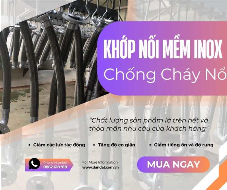 Khớp Nối Mềm (Khop Noi Mem)-Sự Lựa Chọn Thông Minh Cho Hệ Thống Dẫn Dầu, Nước