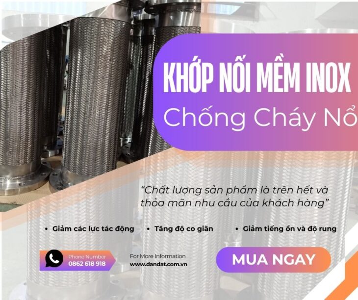 Khớp Nối Mềm (Khop Noi Mem)-Sự Lựa Chọn Thông Minh Cho Hệ Thống Dẫn Dầu, Nước