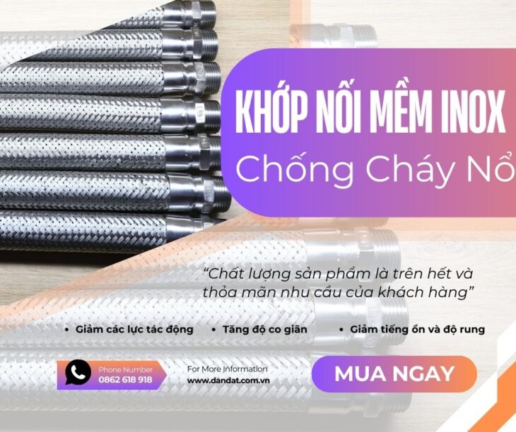 Khớp Nối Mềm (Khop Noi Mem)-Sự Lựa Chọn Thông Minh Cho Hệ Thống Dẫn Dầu, Nước