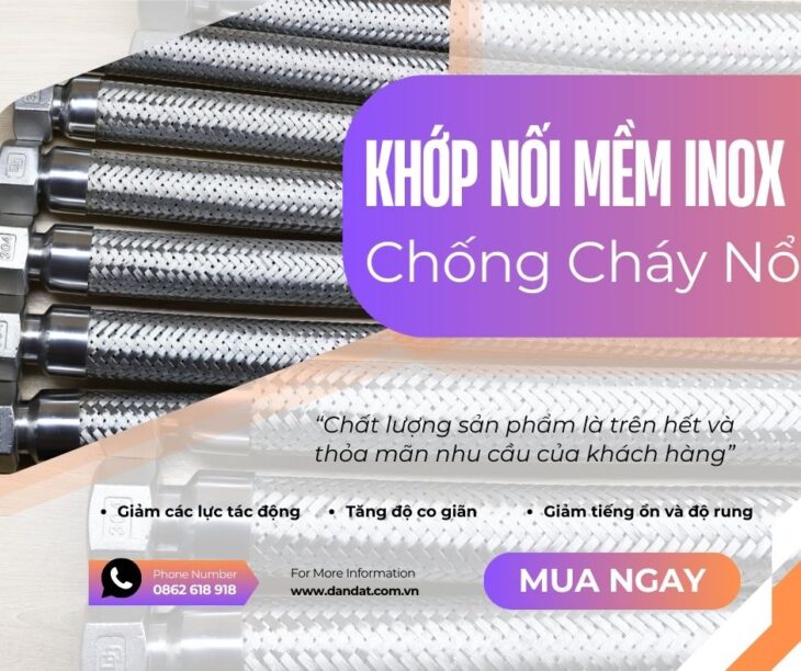 Khớp Nối Mềm (Khop Noi Mem)-Sự Lựa Chọn Thông Minh Cho Hệ Thống Dẫn Dầu, Nước