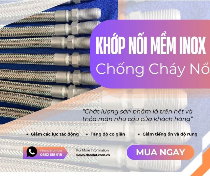 Khớp Nối Mềm (Khop Noi Mem)-Sự Lựa Chọn Thông Minh Cho Hệ Thống Dẫn Dầu, Nước