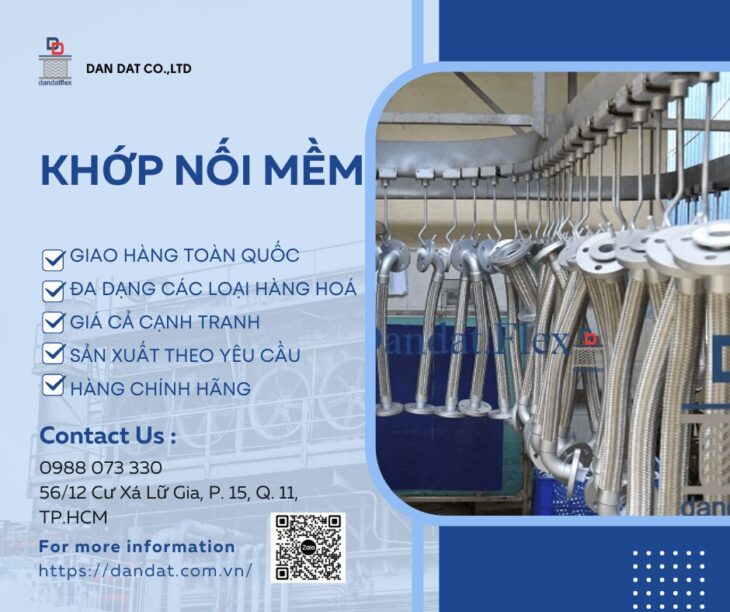 Khopnoimem, Khớp nối mềm inox 316, Khớp nối mềm inox công nghiệp