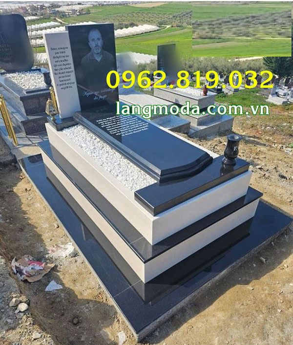 Kích thước xây mộ tam cấp đẹp chuẩn phong thủy 2025