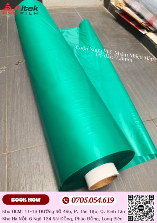 Giá cuộn nhựa pvc nhám nhiều màu, kho phân phối lớn số 1