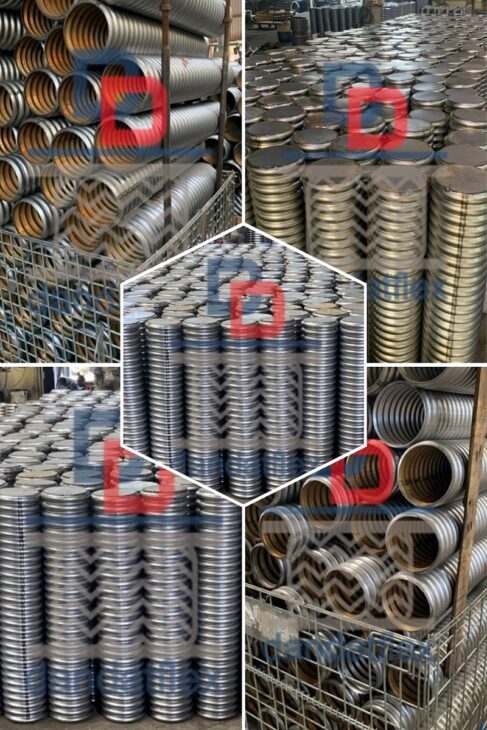 Ống ruột gà sắt bịt 1 đầu DN80, Ống bê tông, Ống thép chôn bê tông DN100 sản xuất trực tiếp