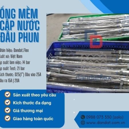 Cung cấp ống nối mềm inox cấp nước đầu phun chữa cháy, Ống mềm cứu hỏa, Khớp nối mềm inox PCCC