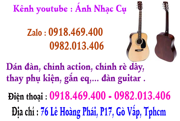 Sửa Đàn Guitar, Chỉnh Rè Dây Ở Gò Vấp