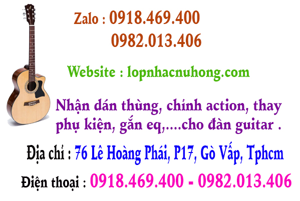 Sửa Đàn Guitar, Chỉnh Rè Dây Ở Gò Vấp
