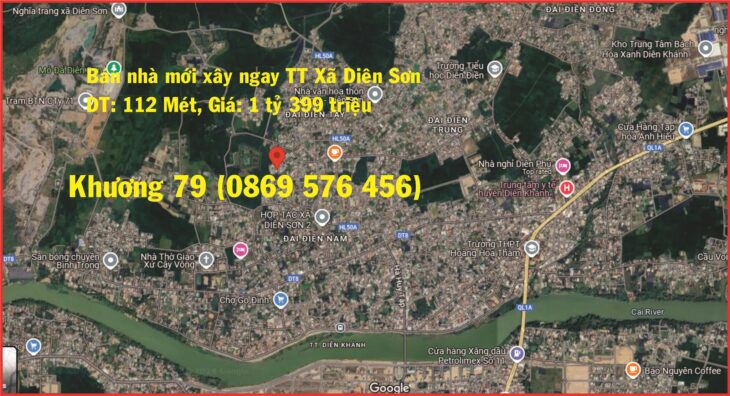 Bán nhà tại xã diên sơn, diên khánh, khánh hoà