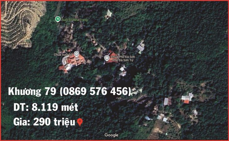 Bán nhan 8.119 mét giá chỉ 290 triệu ngay xã suối hiệp, diên khánh, khánh hoà
