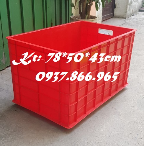 Thùng đặc sóng bít 5 bánh xe, thùng nhựa dùng trong nhà máy, thùng nhựa, khay cơ khí