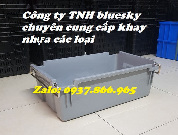 Thùng đặc có quai sắt nhựa nguyên sinh, thùng đặc, hộp nhựa, khay a2, khay đựng dụng cụ