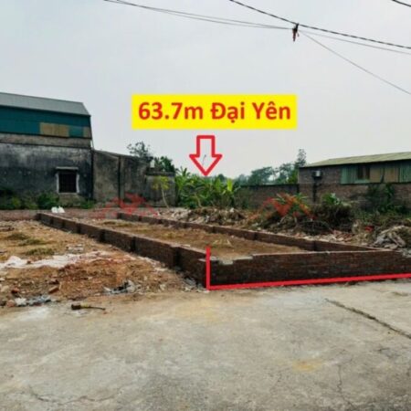 GIÁ 2TY140 ĐẤT ĐẠI YÊN-CHƯƠNG MỸ D/T:63,7M