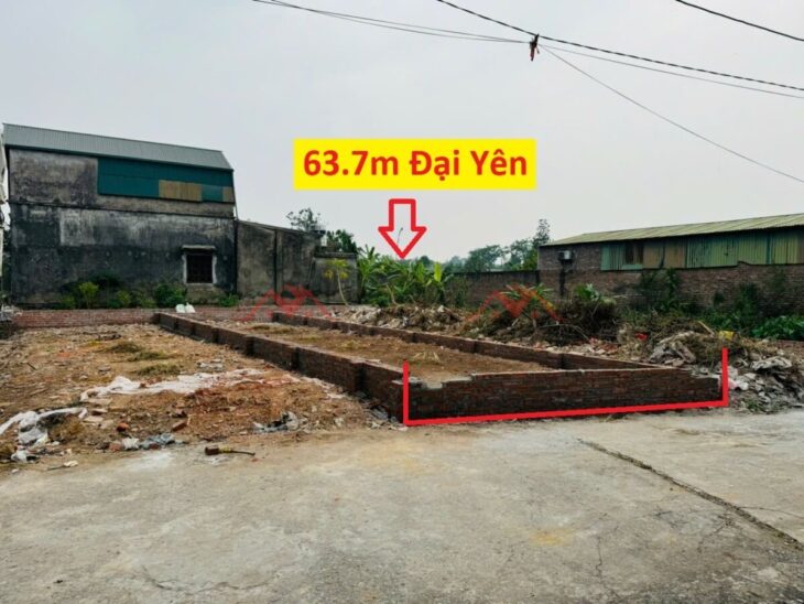 GIÁ 2TY140 ĐẤT ĐẠI YÊN-CHƯƠNG MỸ D/T:63,7M