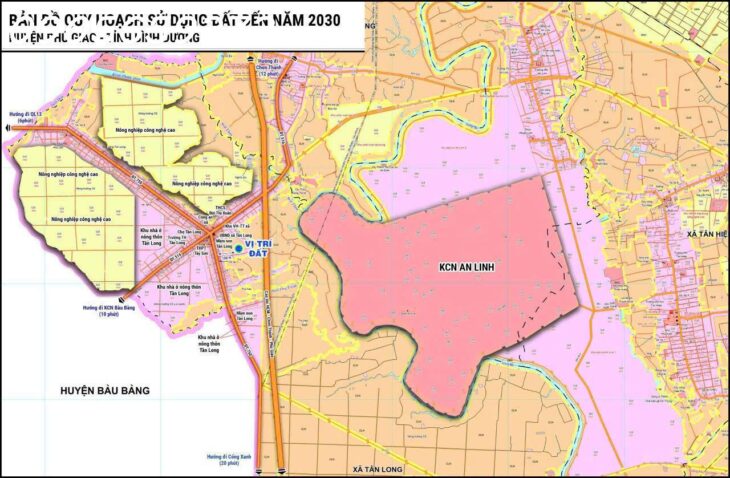 Bán gấp 250m2 đất Cao tốc Hồ Chí Minh – Tân Long – Phú Giáo – Bình Dương – Chơn Thành 850 triệu mua