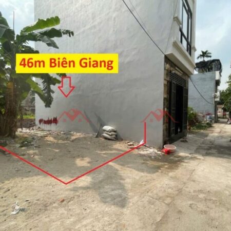 GIÁ 2,7 TỶ ĐẤT TẠI BIÊN GIANG-QUẬN HÀ ĐÔNG D/T:46M