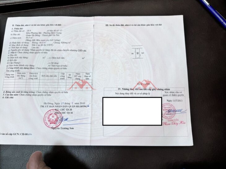 GIÁ 3,6 TỶ ĐẤT TẠI BIÊN GIANG-QUẬN HÀ ĐÔNG D/T:48M